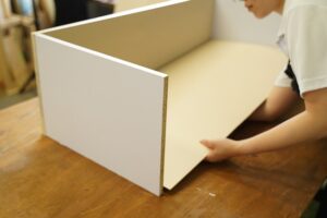 カラーボックス組み立て